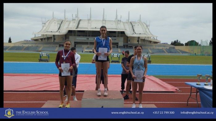 Outstanding Performance by The English School Athletes in the Senior Boys and Girls Nicosia Athletic